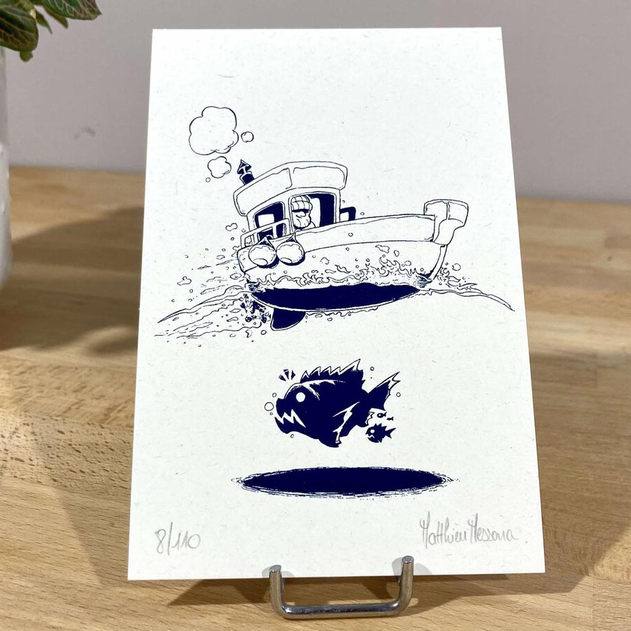 Sérigraphie — Entre Deux Eaux